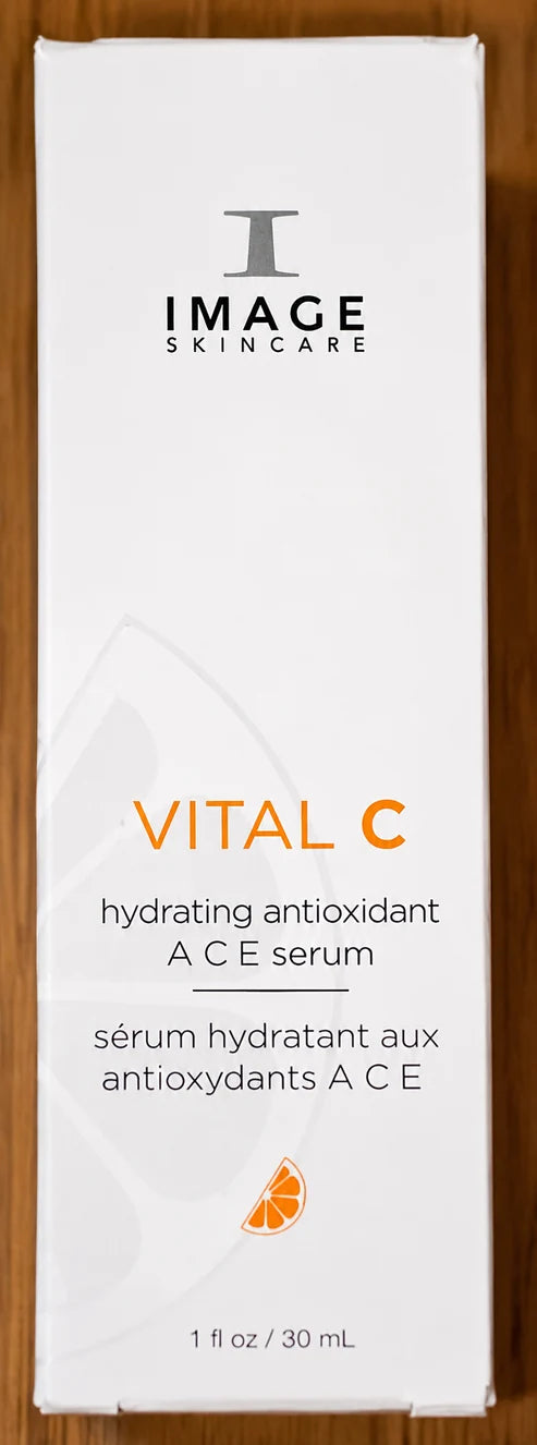 IMAGE Skincare VITAL C Hydrating Antioxidant A C E Serum 1 fl oz / 30 mL – Brightening Facial Serum – New Sealed