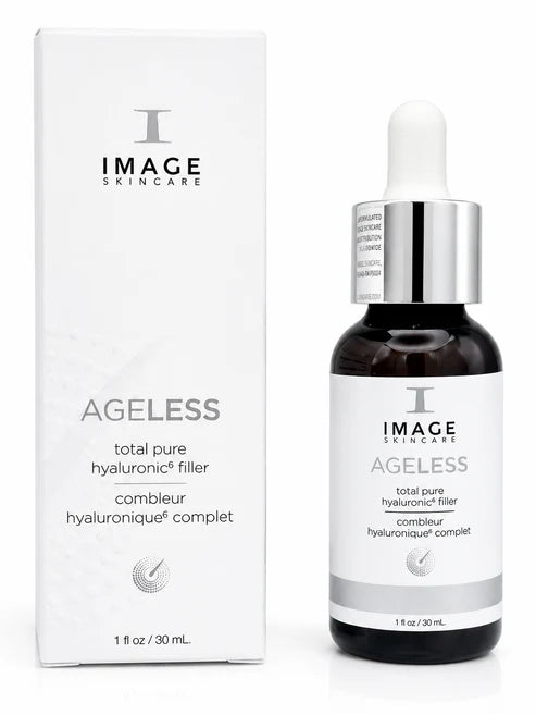 IMAGE Skincare AGELESS Total Pure Hyaluronic Filler 1 fl oz / 30 mL – Hydrating Facial Serum – New Sealed
