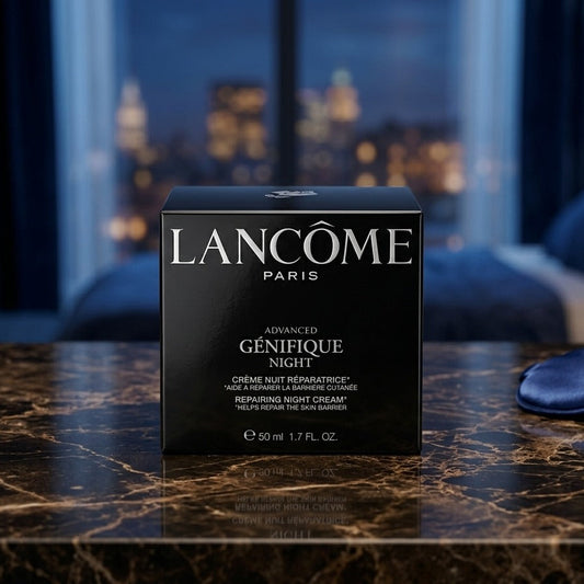 Lancôme Advanced Génifique Night Repairing Night Cream 1.7 oz / 50 mL – Skin Barrier Repair – New in Box