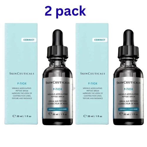 SkinCeuticals P-TIOX Wrinkle-Modulating Peptide Serum 1.0 oz / 30 ml Pack of 2